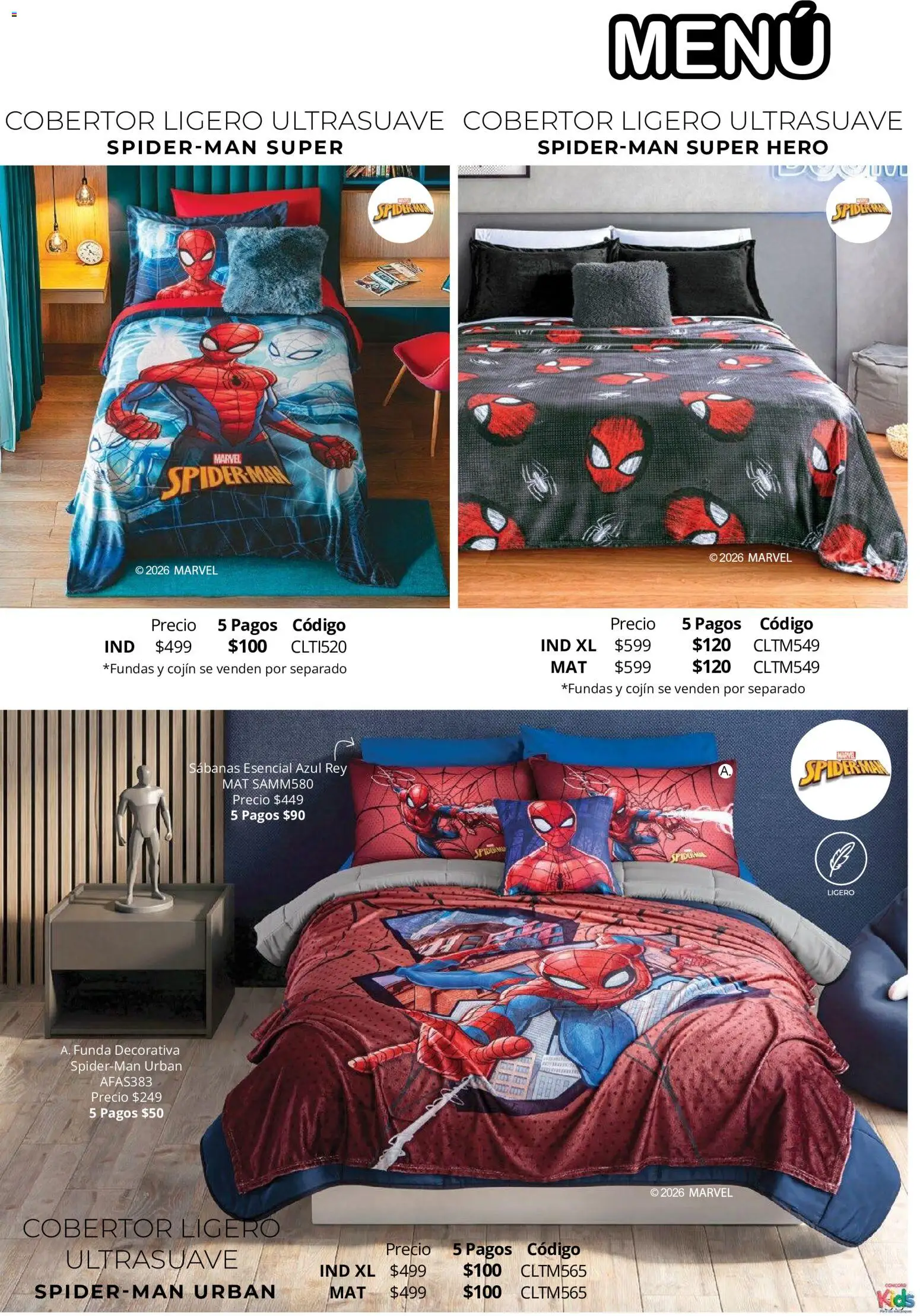 Vista previa las ofertas de la tienda Colchas Concord - Colchas Concord catálogo Colección Infantil Para los más peques desde el 15/10/2026 