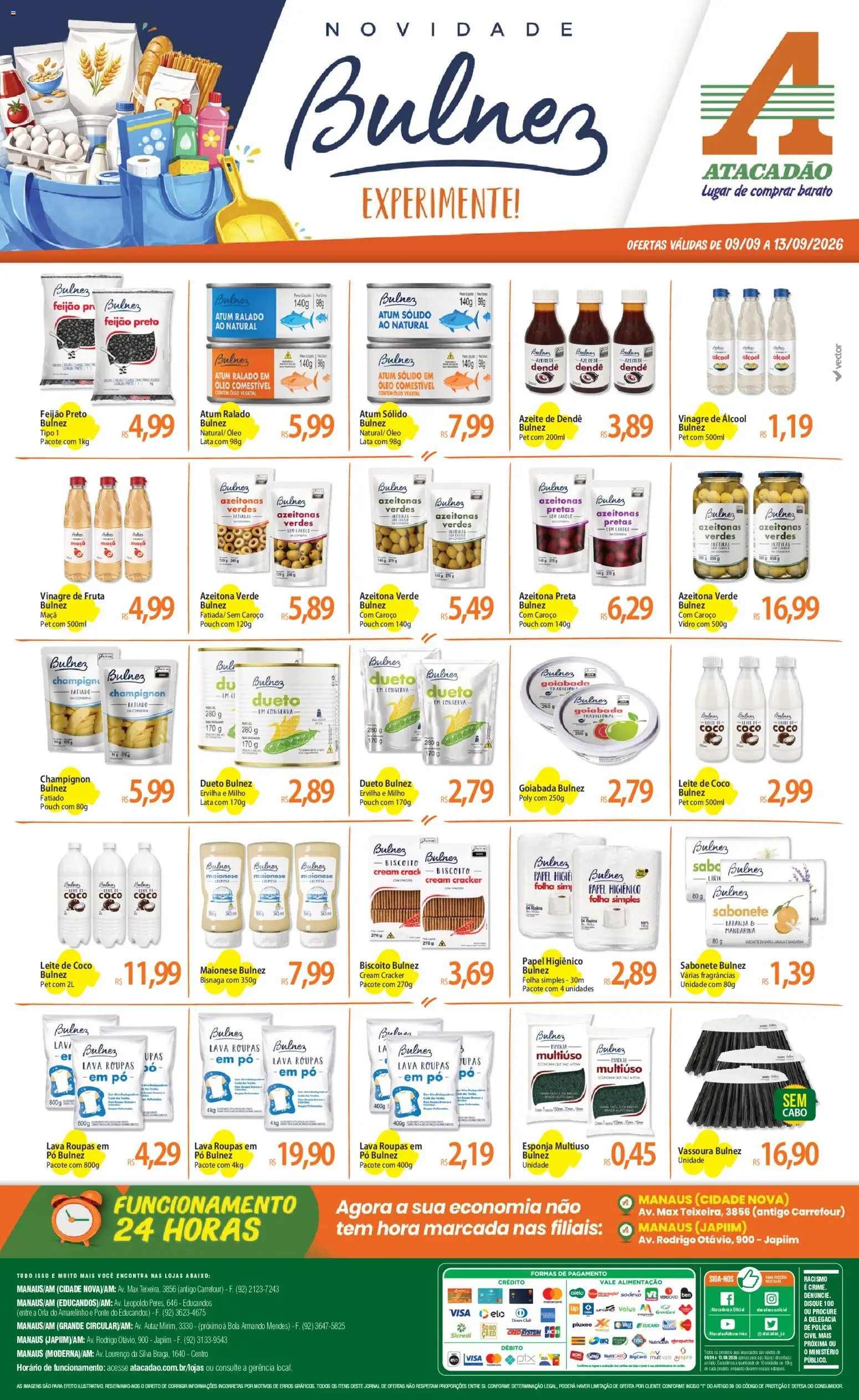 Pré-Visualização do folheto "Atacadão ofertas - AM" da loja Atacadão válido a partir de 09/09/2026