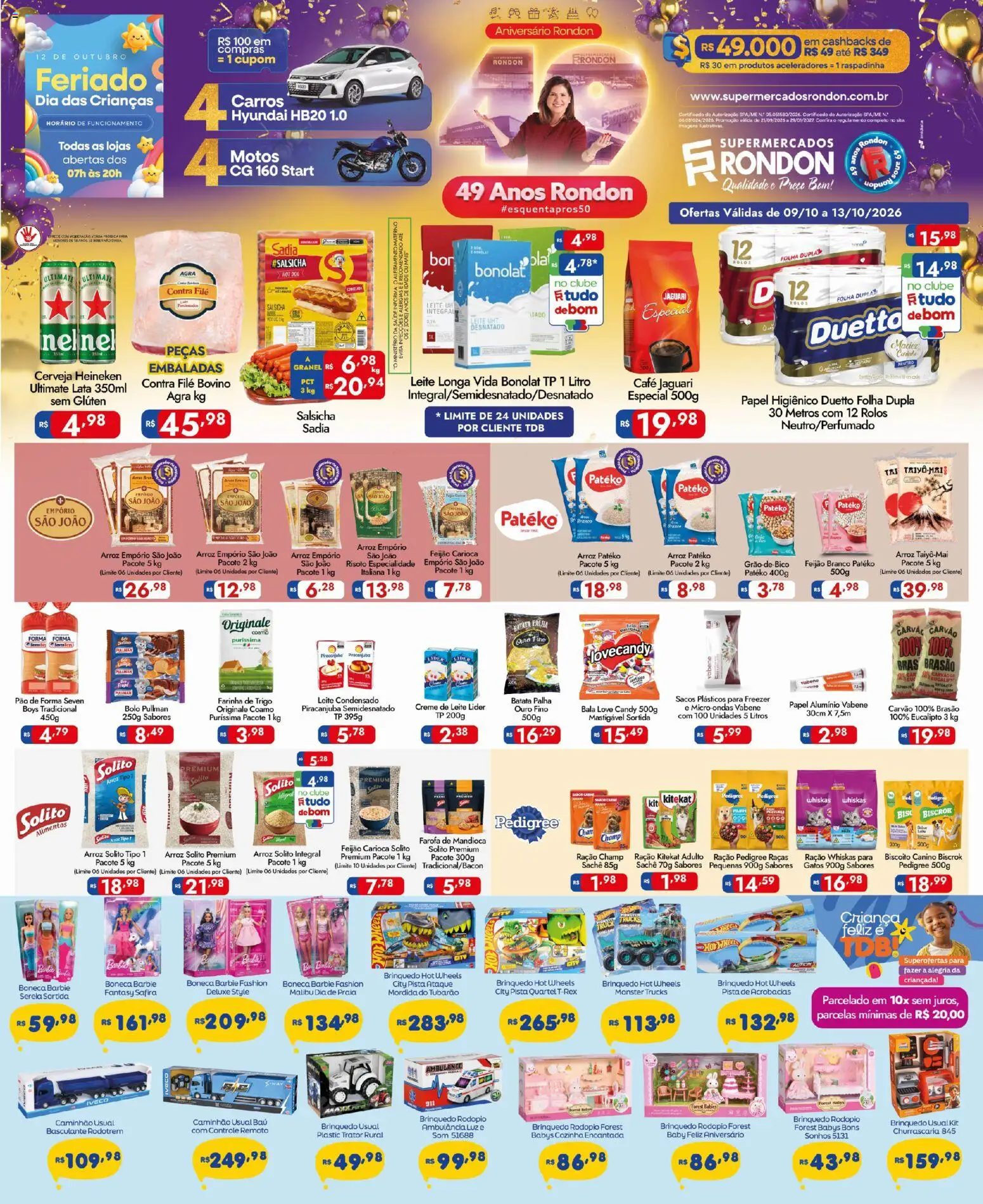 Ofertas Supermercados Rondon até 13/10/2026. - Página 1