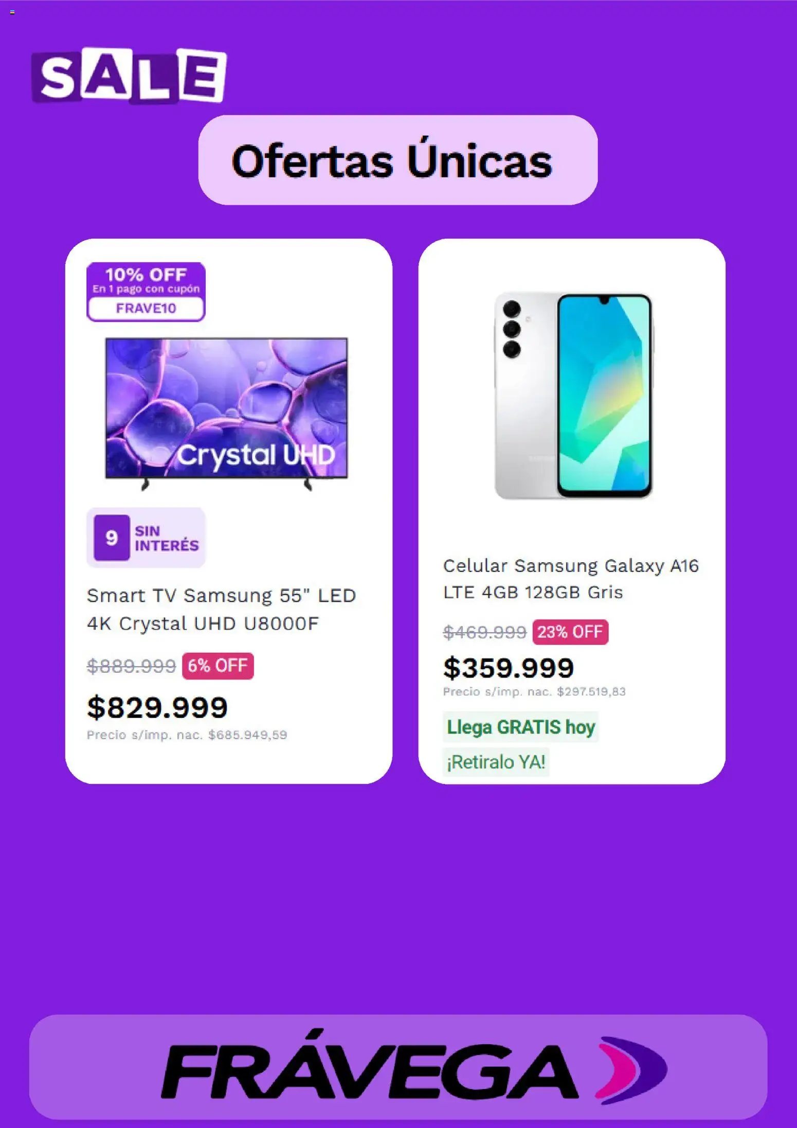 Vista previa del folleto de la tienda Frávega válido desde el 01/09/2026 