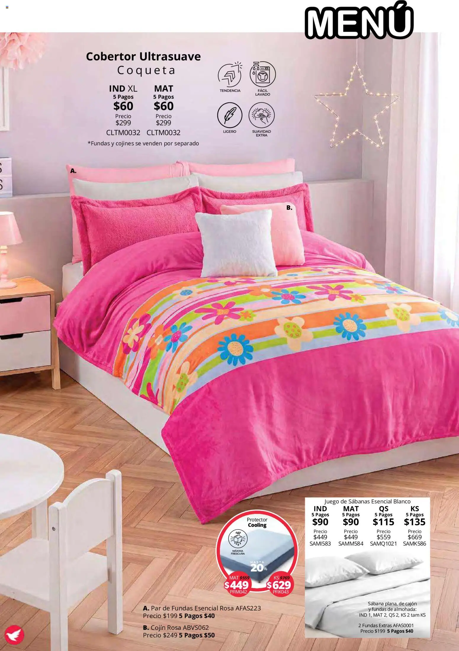 Vista previa las ofertas de la tienda Colchas Concord - Colchas Concord catálogo Colección Cobertor Calor de Hogar desde el 15/10/2026 