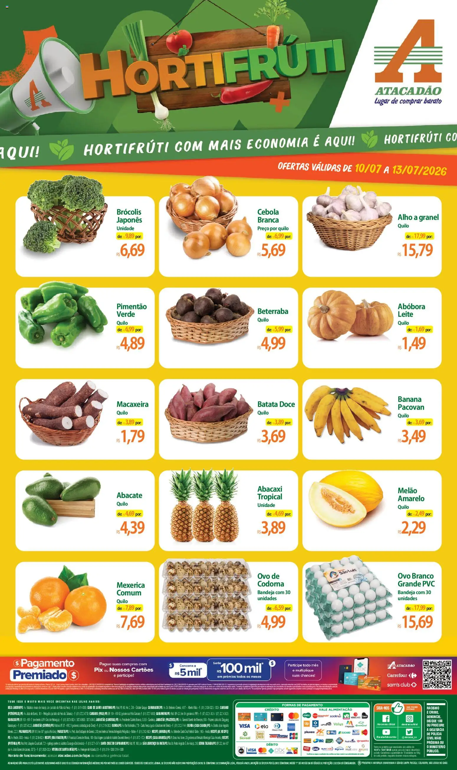Pré-Visualização do folheto "Atacadão ofertas - PE" da loja Atacadão válido a partir de 10/07/2026