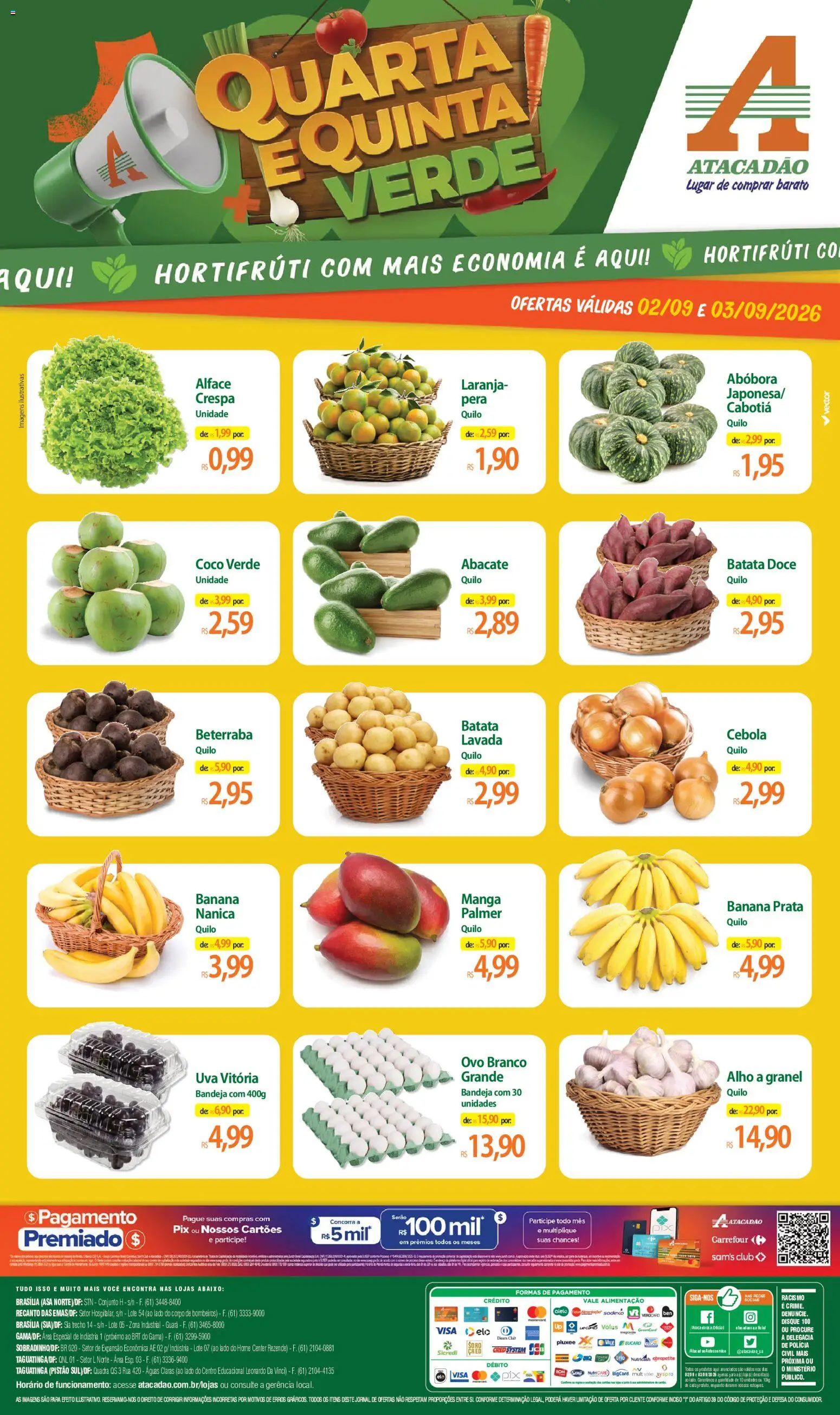 Pré-Visualização do folheto "Atacadão ofertas - DF" da loja Atacadão válido a partir de 02/09/2026