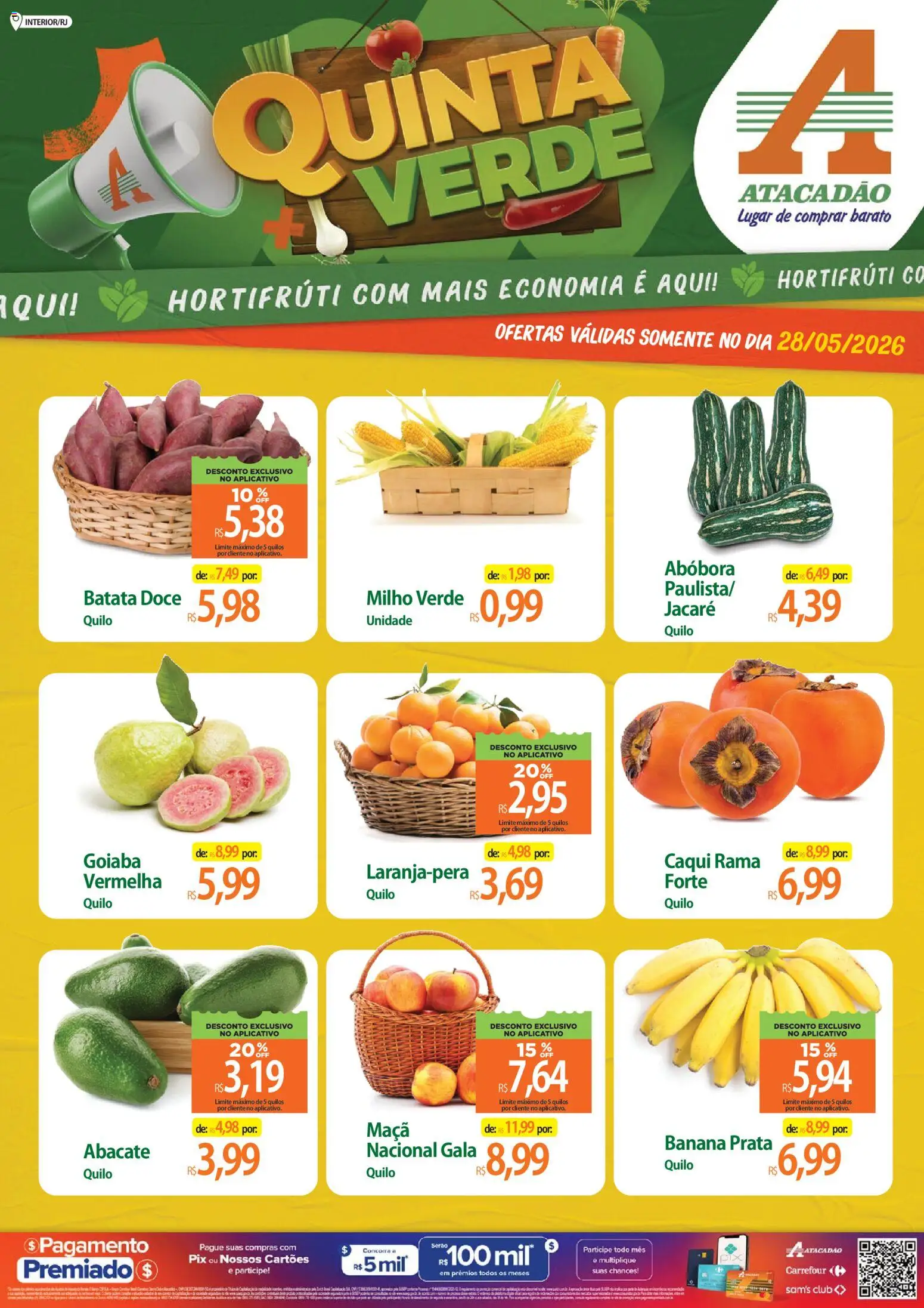 Pré-Visualização do folheto "Atacadão ofertas - RJ" da loja Atacadão válido a partir de 28/05/2026