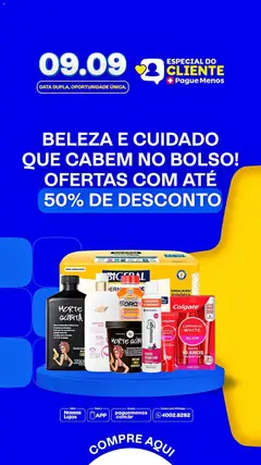 Pré-Visualização do folheto "Pague Menos - Catálogo atual" da loja Pague Menos válido a partir de 07/09/2026