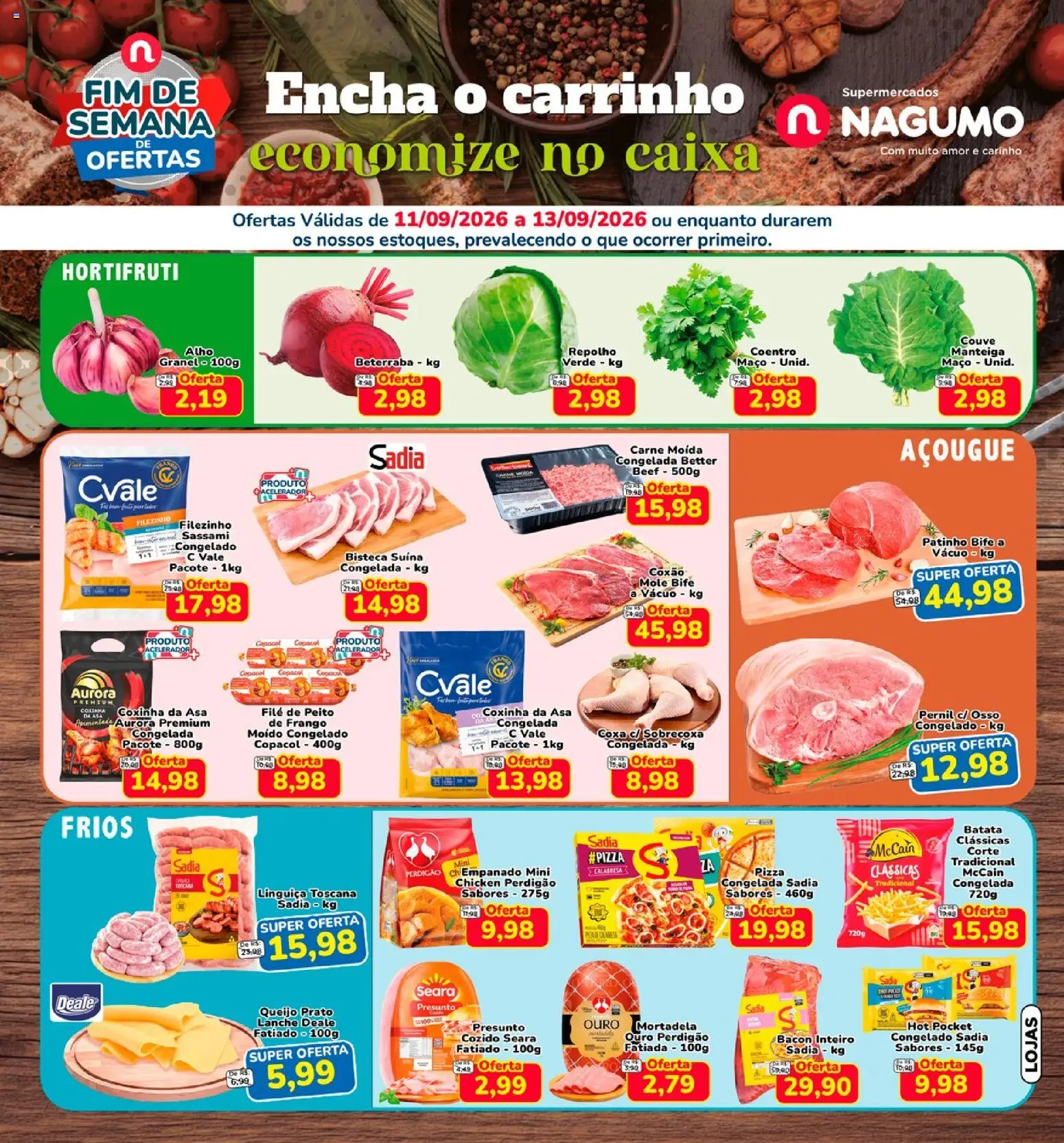 Pré-Visualização do folheto "Nagumo ofertas FDS" da loja Nagumo válido a partir de 11/09/2026