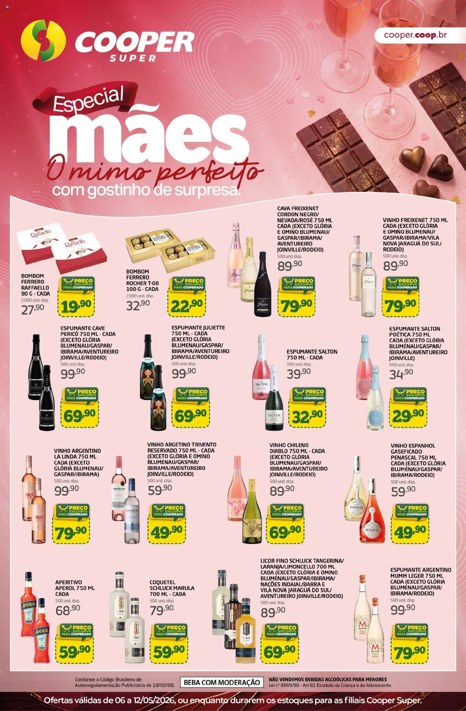 Pré-Visualização do folheto "Cooper ofertas Especial Dia Das Mães" da loja Cooper válido a partir de 06/05/2026
