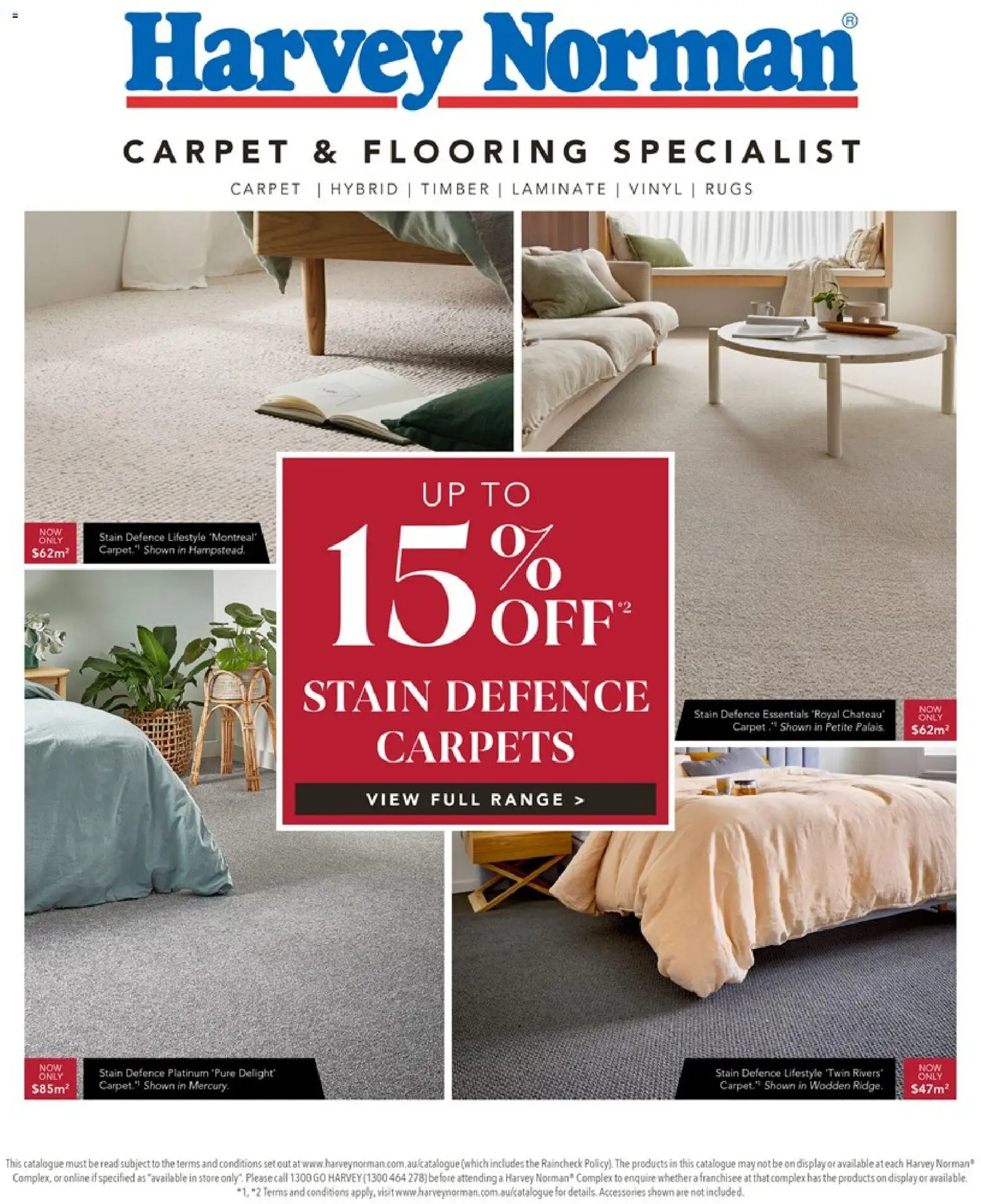 Preview of catalogue Harvey Norman August Flooring Digital Catalogue from shop Harvey Norman valid 06/08/2026 - Carpet, Flooring, Rugs, Accessories