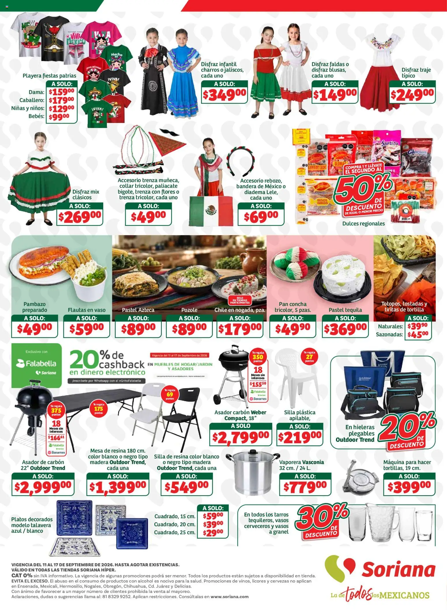 Vista previa las ofertas de la tienda Soriana - Soriana folleto desde el 11/09/2026 
