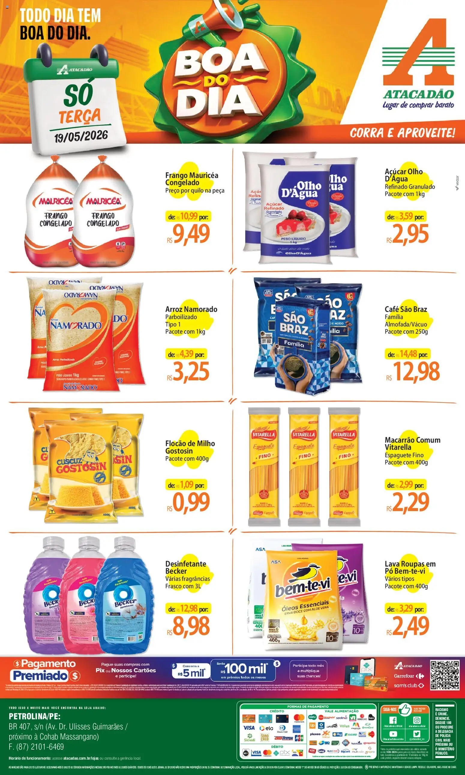 Pré-Visualização do folheto "Atacadão ofertas - PE" da loja Atacadão válido a partir de 19/05/2026