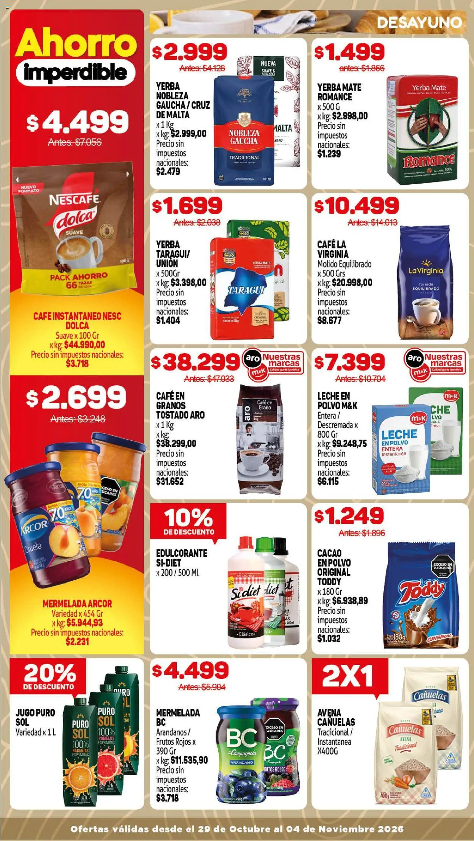 Vista previa del folleto de la tienda Makro válido desde el 29/10/2026 