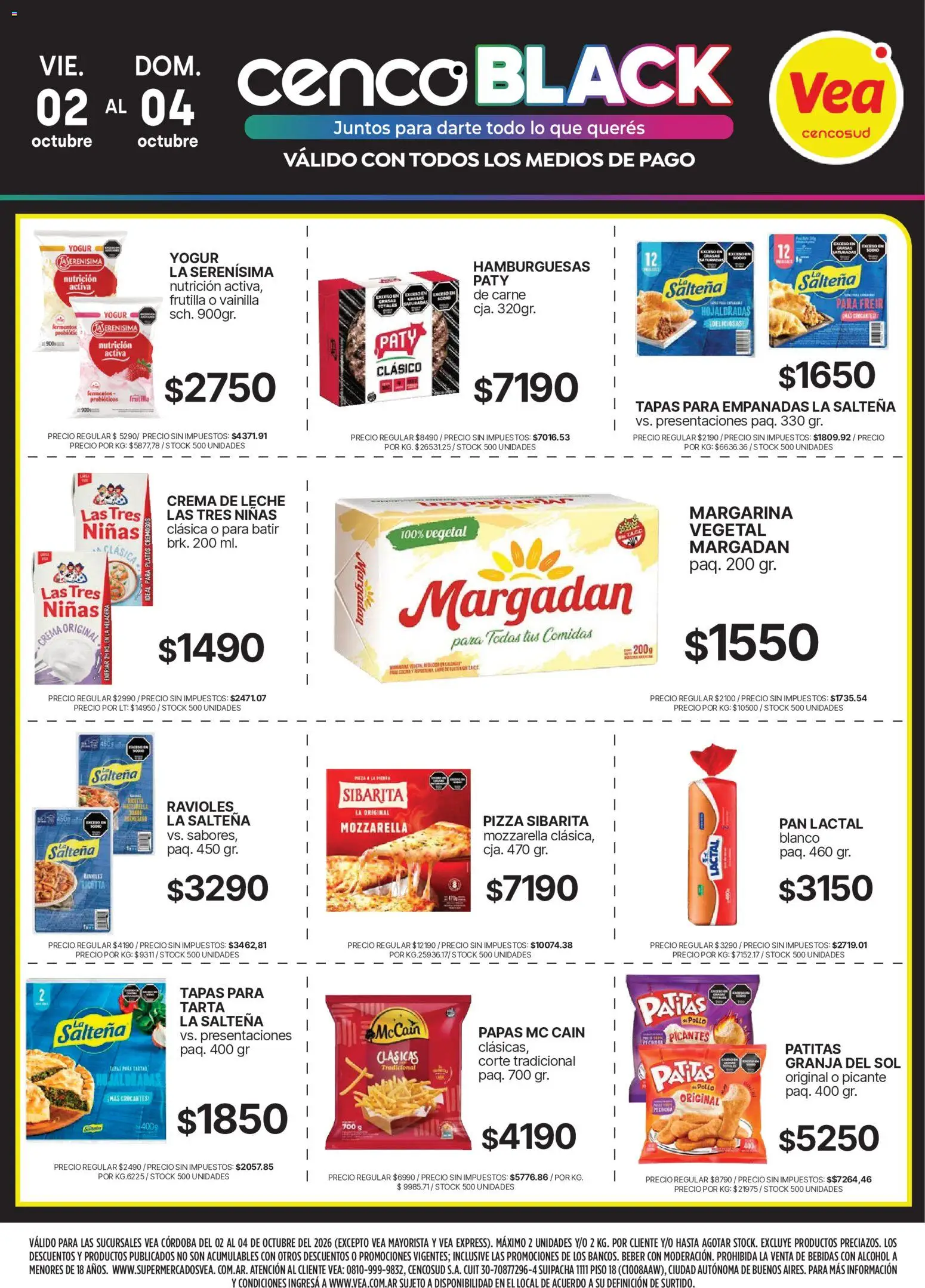 Vista previa del folleto de la tienda Vea válido desde el 02/10/2026 