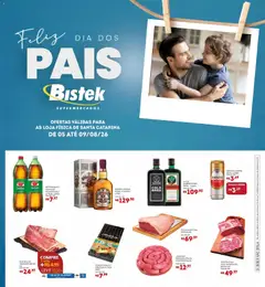 Pré-Visualização do folheto "Bistek Supermercados ofertas Dia dos Pais" da loja Bistek Supermercados válido a partir de 05/08/2026