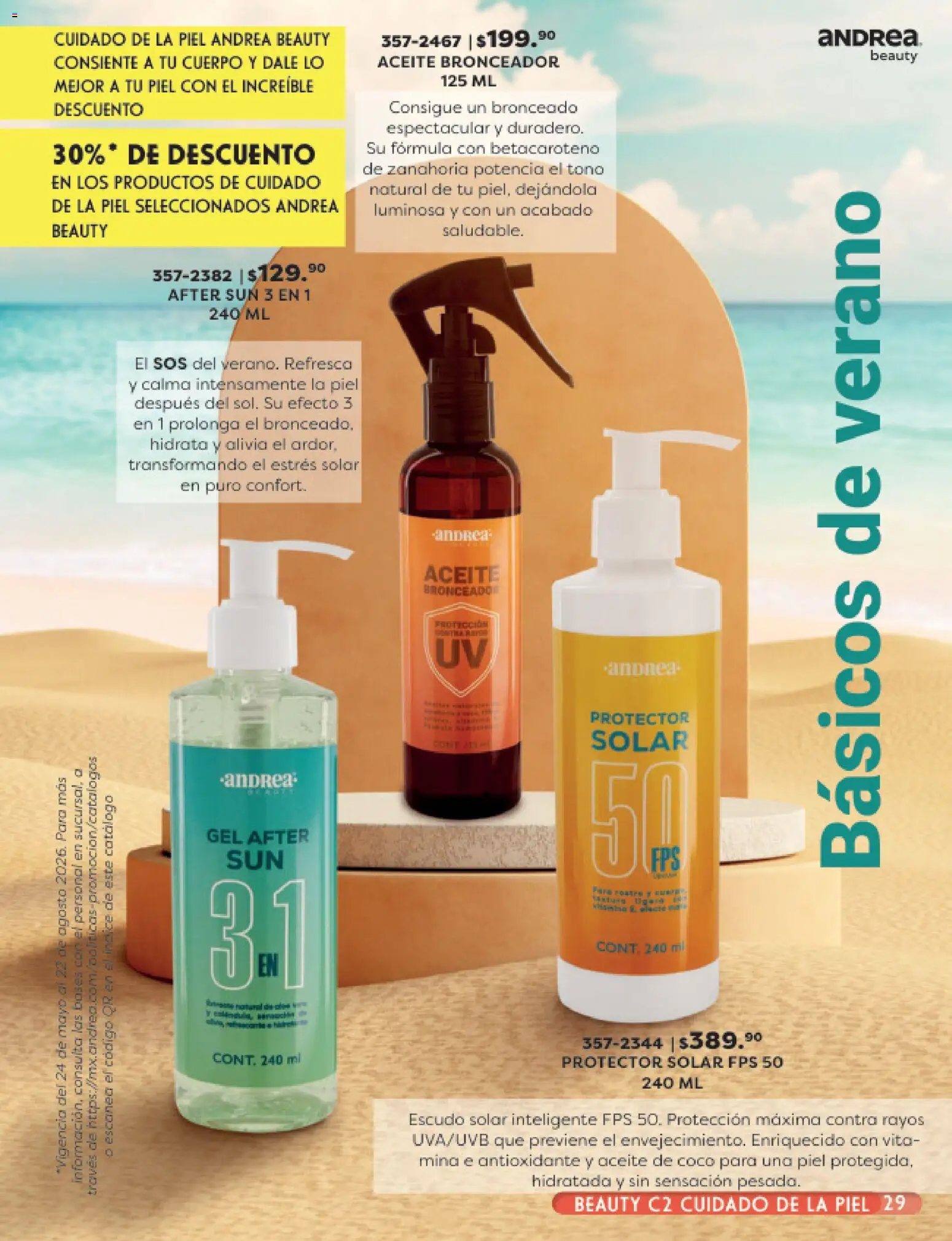 Vista previa las ofertas de la tienda Andrea - Andrea catálogo Beauty desde el 24/05/2026 