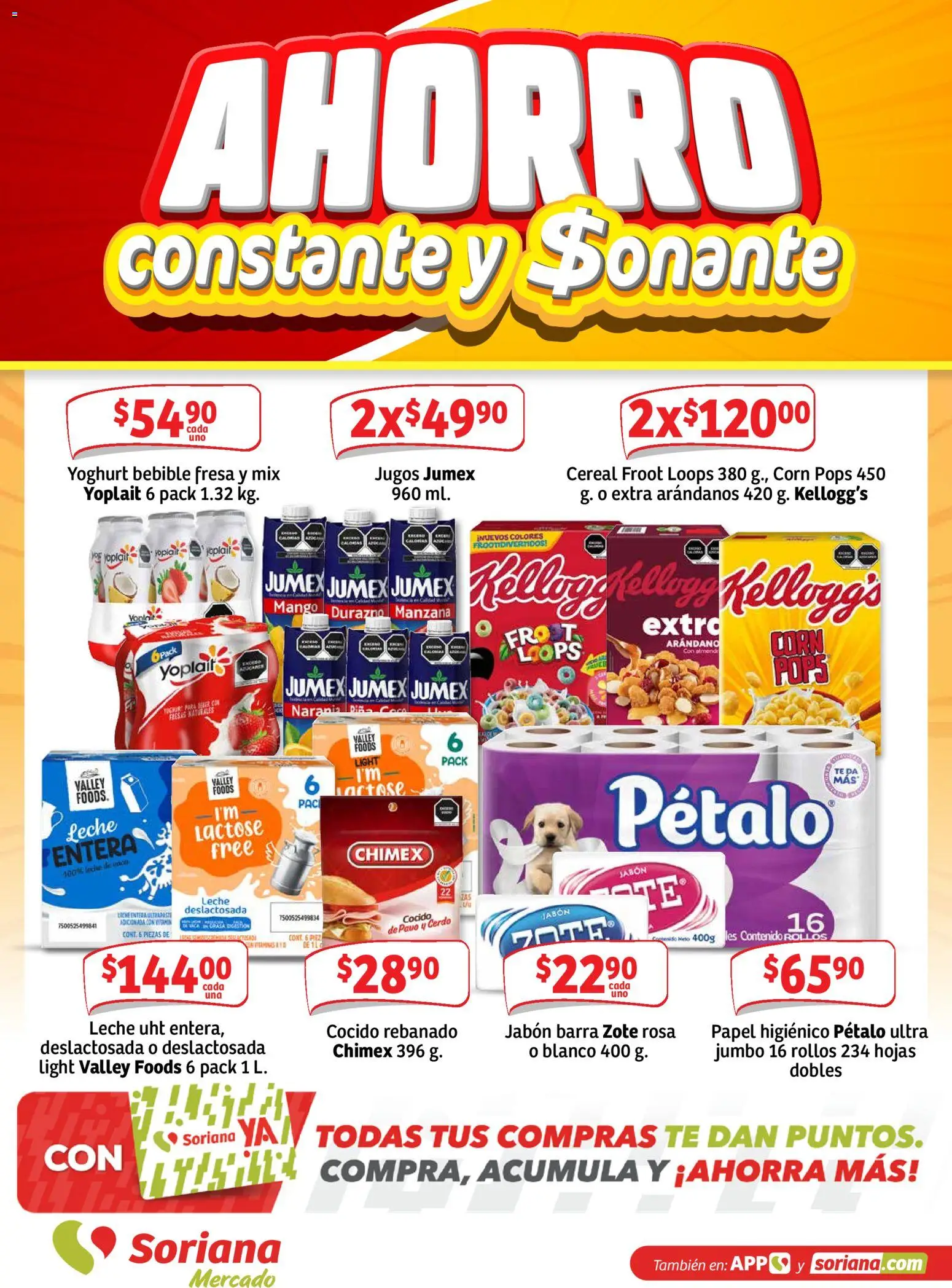 Vista previa las ofertas de la tienda Soriana - Soriana Ahorro constante y sonante Mercado Nacional desde el 31/07/2026 