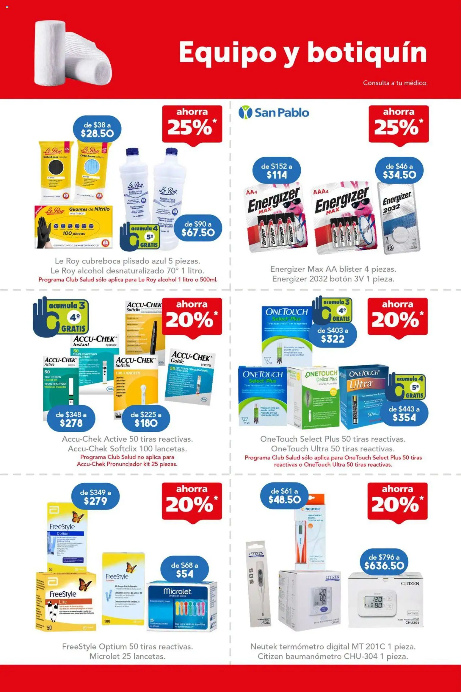 Vista previa las ofertas de la tienda Farmacia San Pablo - Farmacia San Pablo catálogo desde el 13/09/2026 