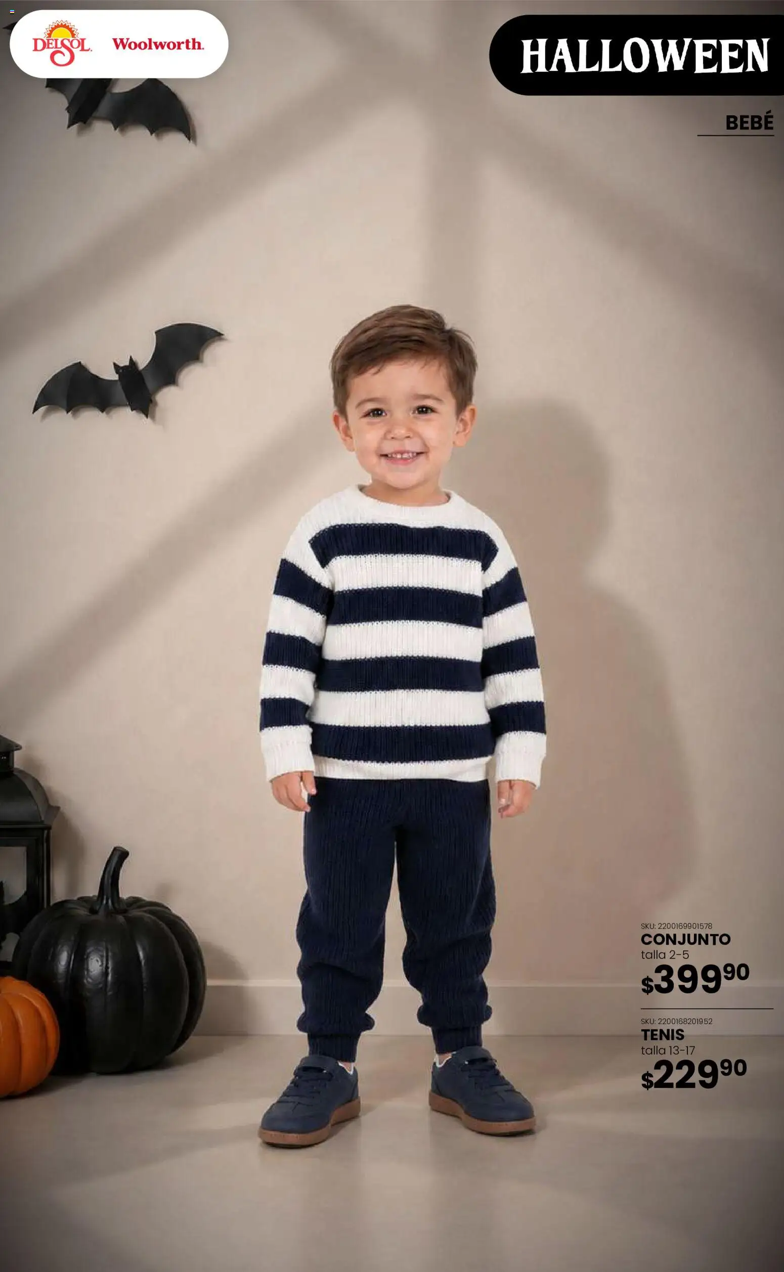 Vista previa las ofertas de la tienda Del Sol y Woolworth - Del Sol y Woolworth catálogo Halloween desde el 22/10/2026 