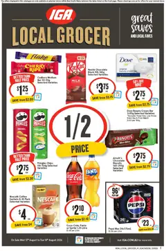 Preview of catalogue IGA Local Grocer NSW from shop IGA valid 12/08/2026