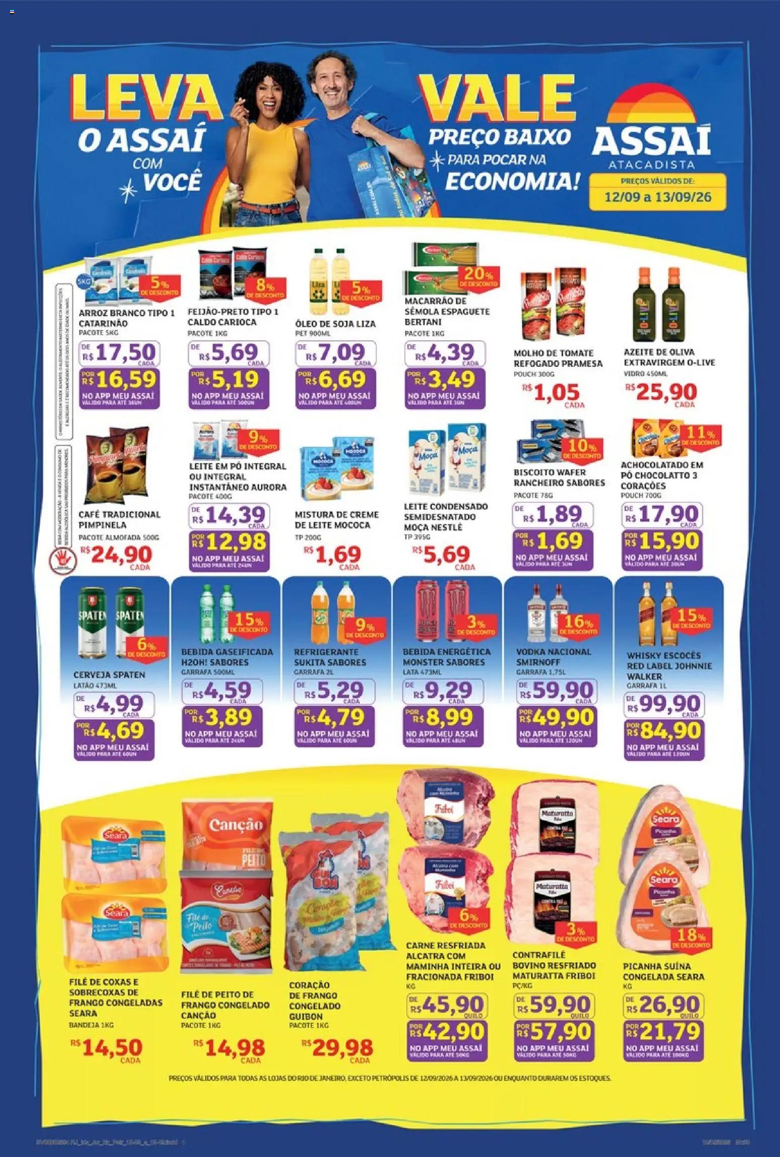 Pré-Visualização do folheto "Assaí Atacadista ofertas - RJ" da loja Assaí Atacadista válido a partir de 12/09/2026