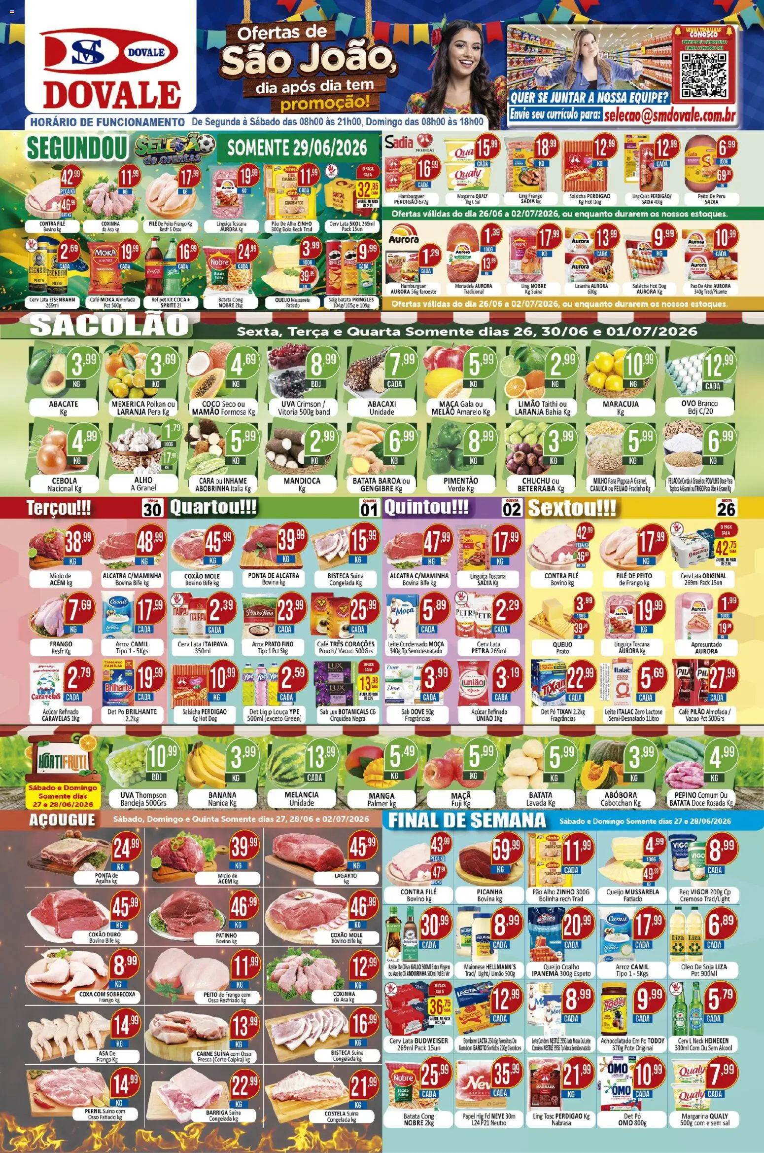 Pré-Visualização do folheto "Dovale - Ofertas da semana" da loja Dovale válido a partir de 26/06/2026