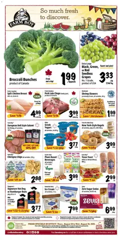 Un aperçu du dépliant Farm Boy weekly flyer / circulaire du magasin Farm Boy est valide à partir 20 août 2026
