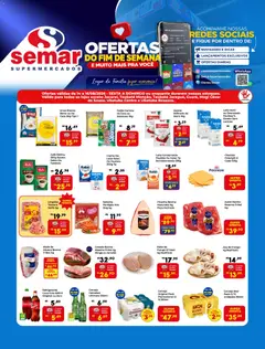Pré-Visualização do folheto "Semar Supermercado ofertas FDS" da loja Semar Supermercado válido a partir de 14/08/2026