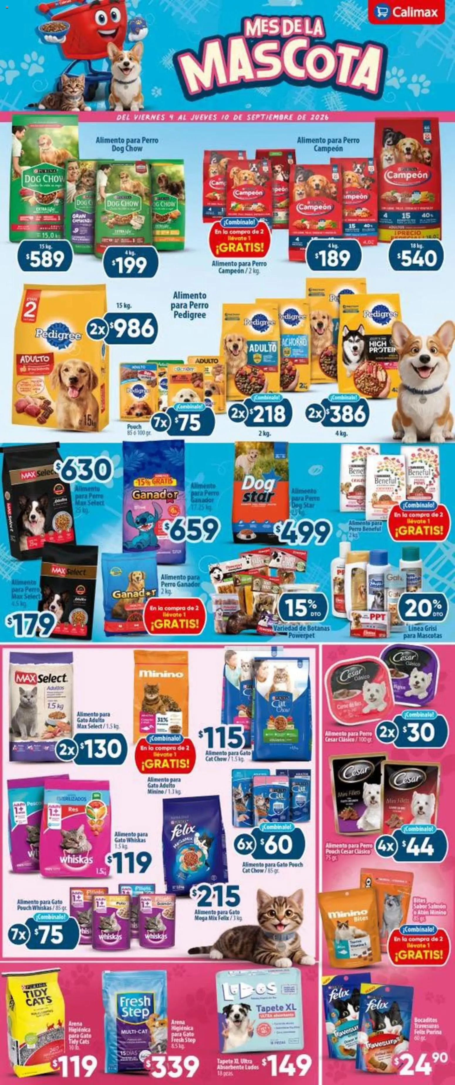 Vista previa las ofertas de la tienda Calimax - Calimax folleto desde el 04/09/2026 
