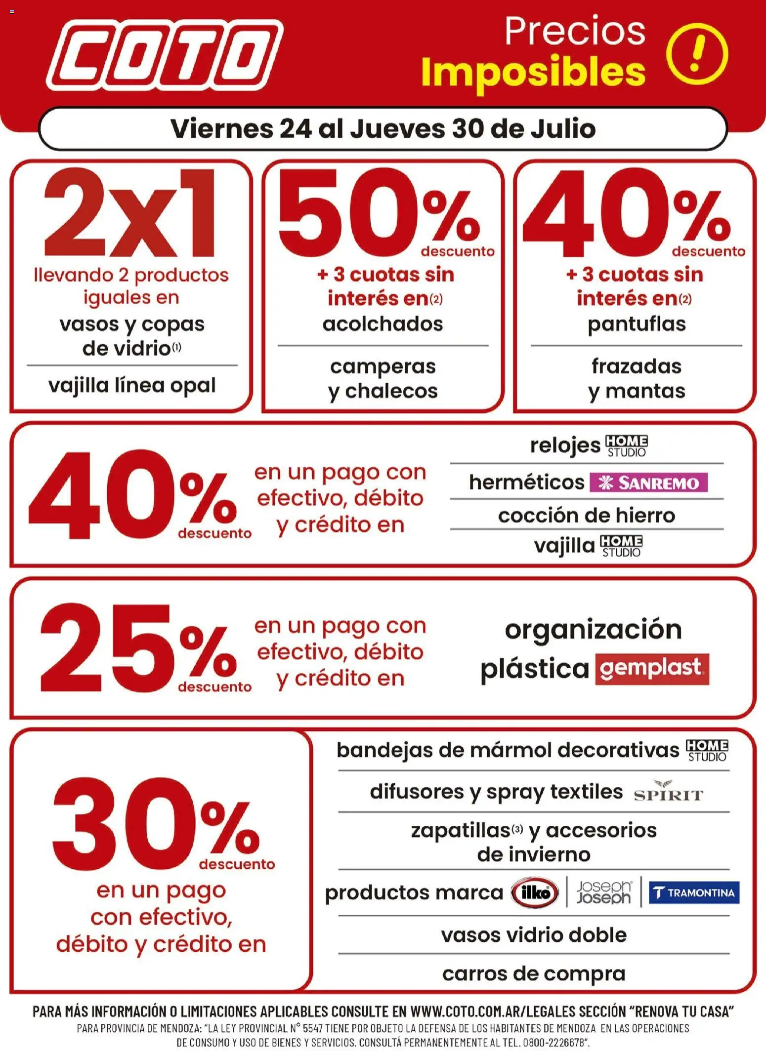 Vista previa del folleto de la tienda Coto válido desde el 24/07/2026 