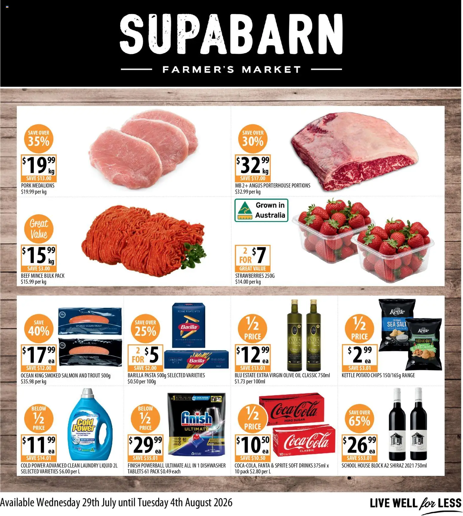 Preview of catalogue Supabarn catalogue from shop Supabarn valid 29/07/2026