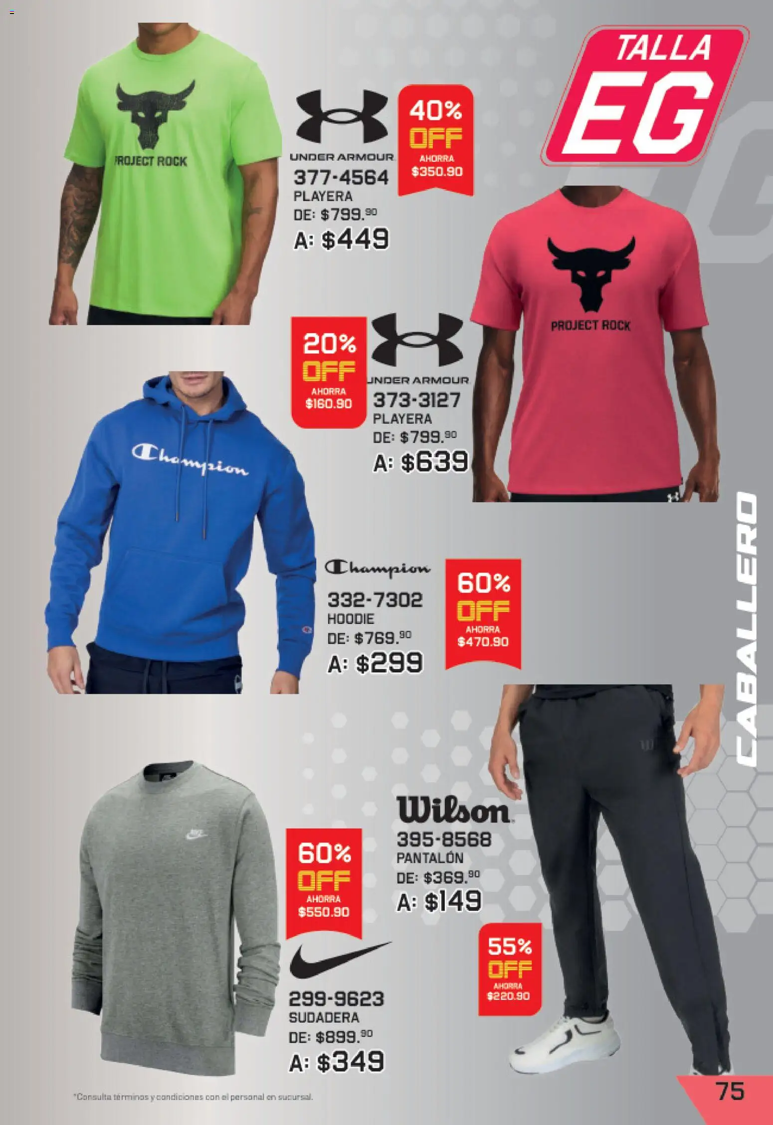 Vista previa las ofertas de la tienda Andrea - Andrea catálogo Lo mejor de marcas desde el 27/09/2026 - Playera, Sudadera