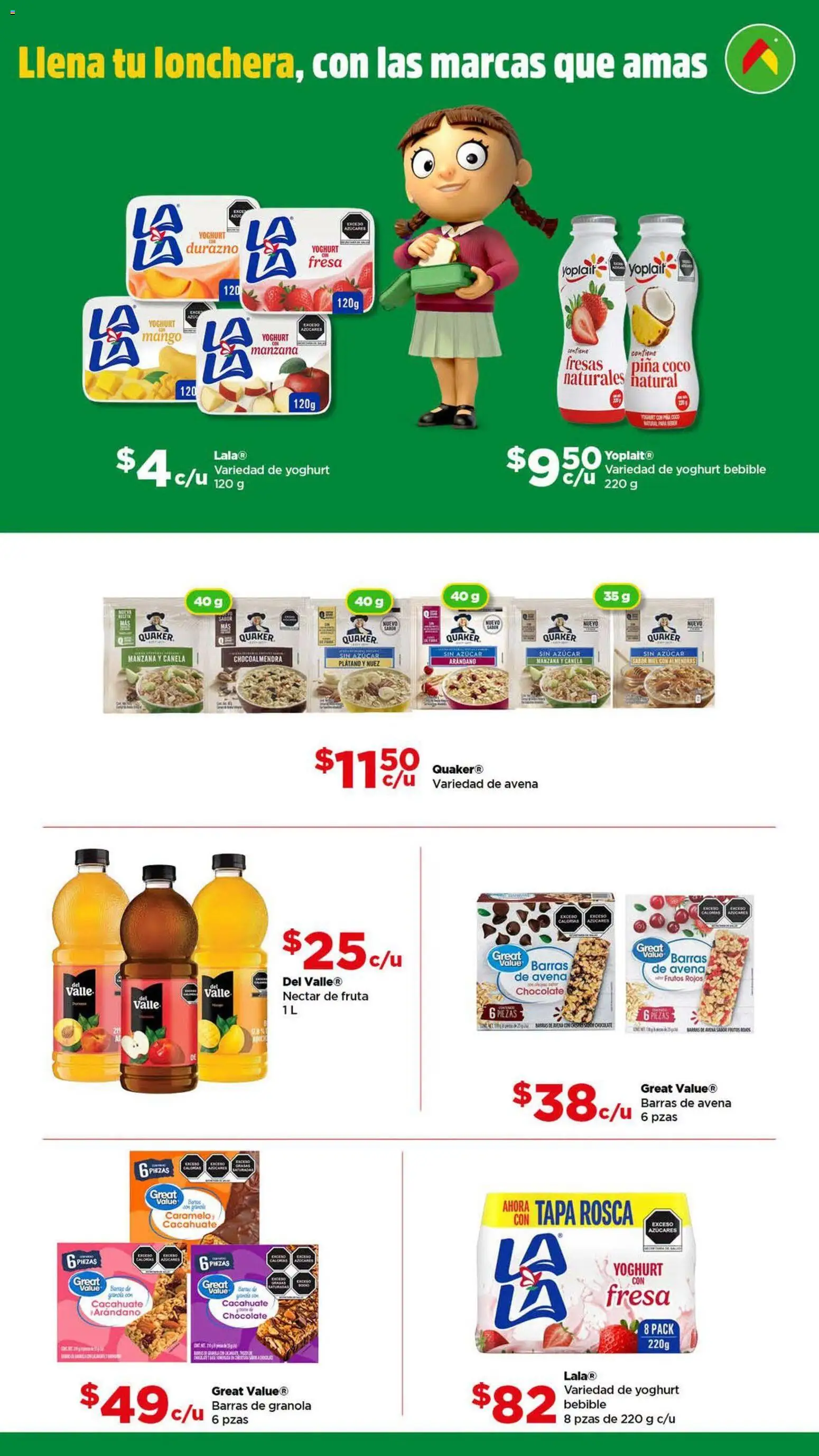 Vista previa las ofertas de la tienda Bodega Aurrerá - Bodega Aurrerá folleto Llena tu lonchera desde el 07/08/2026 