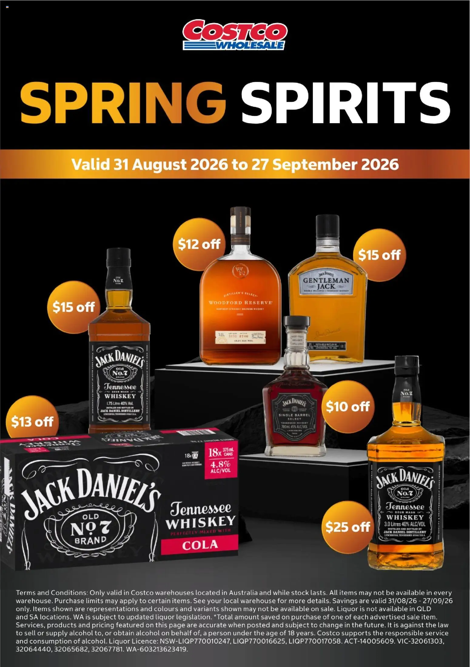 Preview of catalogue Costco Spring Spirits from shop Costco valid 31/08/2026