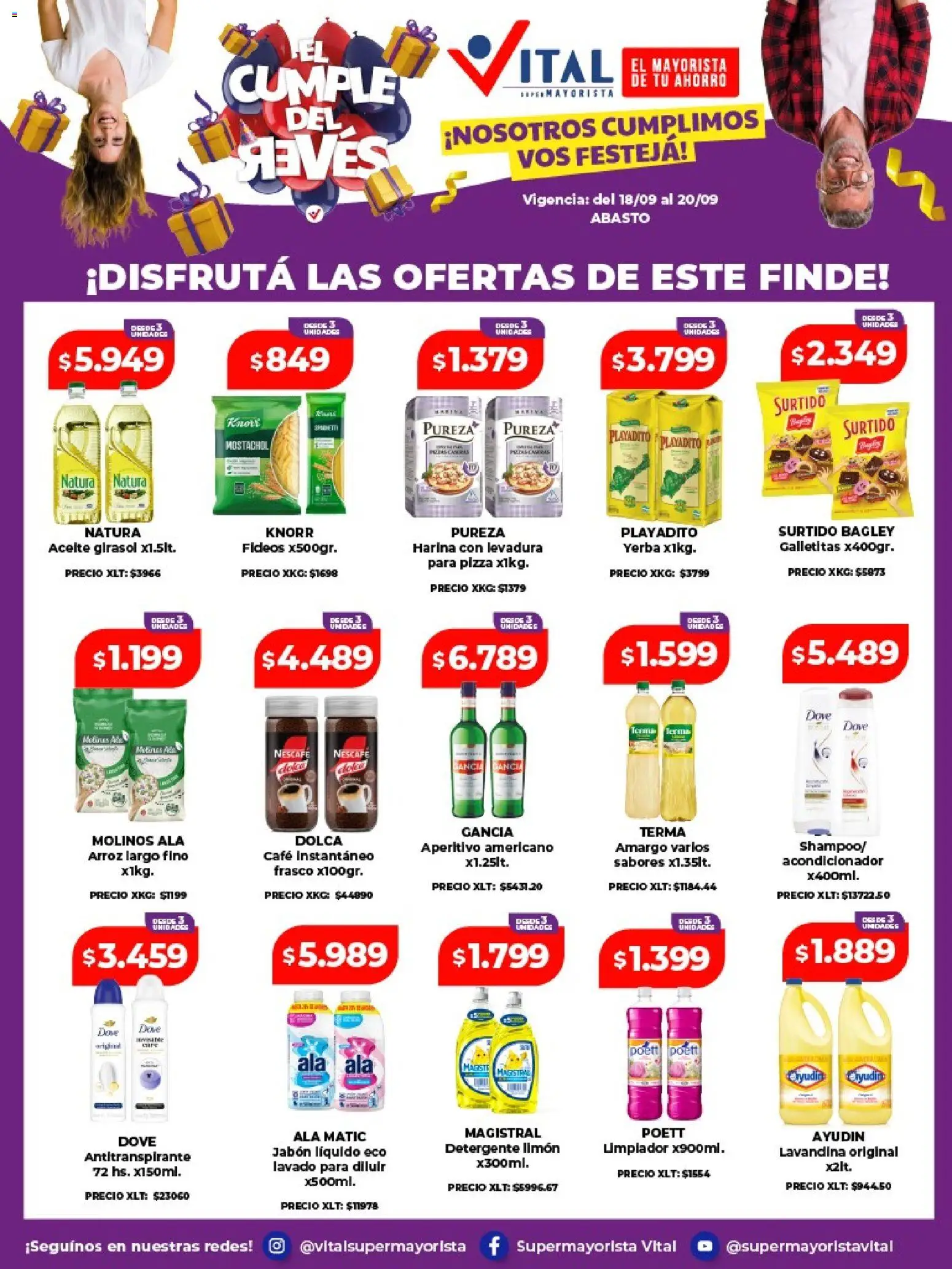 Vista previa del folleto de la tienda Vital válido desde el 18/09/2026 