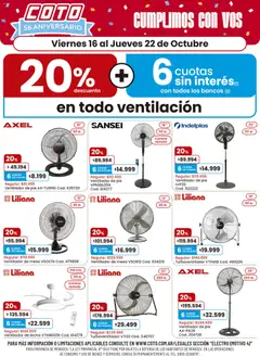 Vista previa del folleto de la tienda Coto válido desde el 16/10/2026 