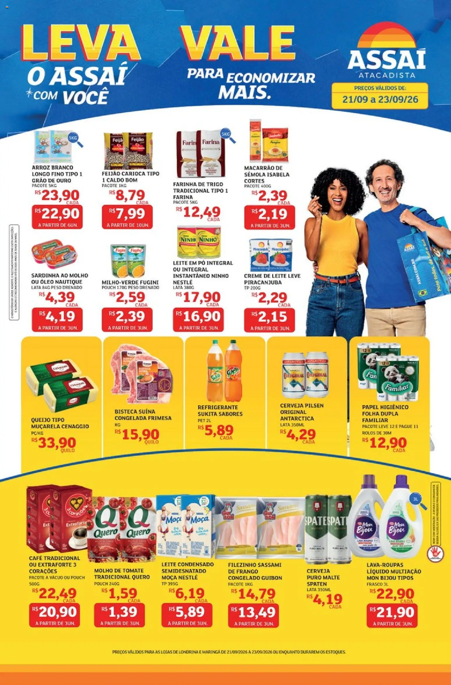 Pré-Visualização do folheto "Assaí Atacadista ofertas - PR" da loja Assaí Atacadista válido a partir de 21/09/2026