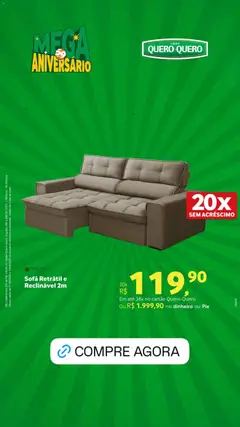 Pré-Visualização do folheto "Lojas Quero-Quero - Ofertas atuais" da loja Lojas Quero-Quero válido a partir de 11/08/2026