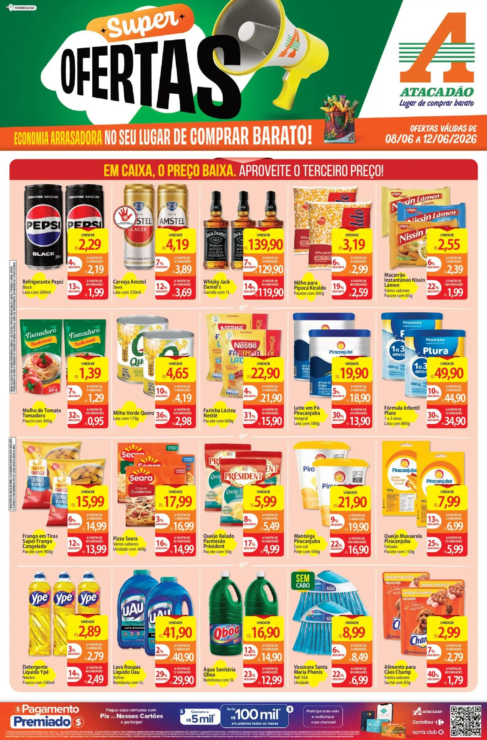 Pré-Visualização do folheto "Atacadão ofertas - GO" da loja Atacadão válido a partir de 08/06/2026