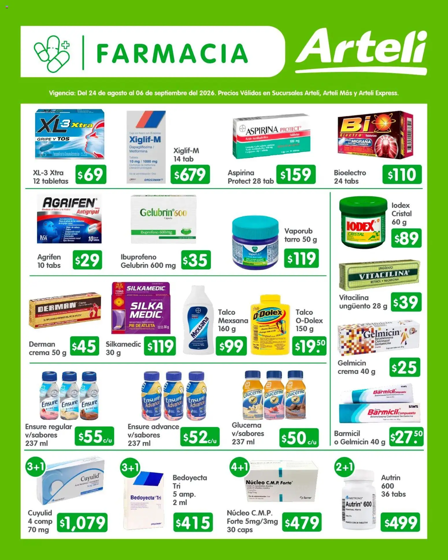 Vista previa las ofertas de la tienda Arteli - Arteli folleto Quincenal desde el 24/08/2026 