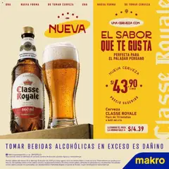 Vista previa de Catálogo Makro - Volante Cerveza Classe Royal de la tienda Makro válido desde 03/07/2026