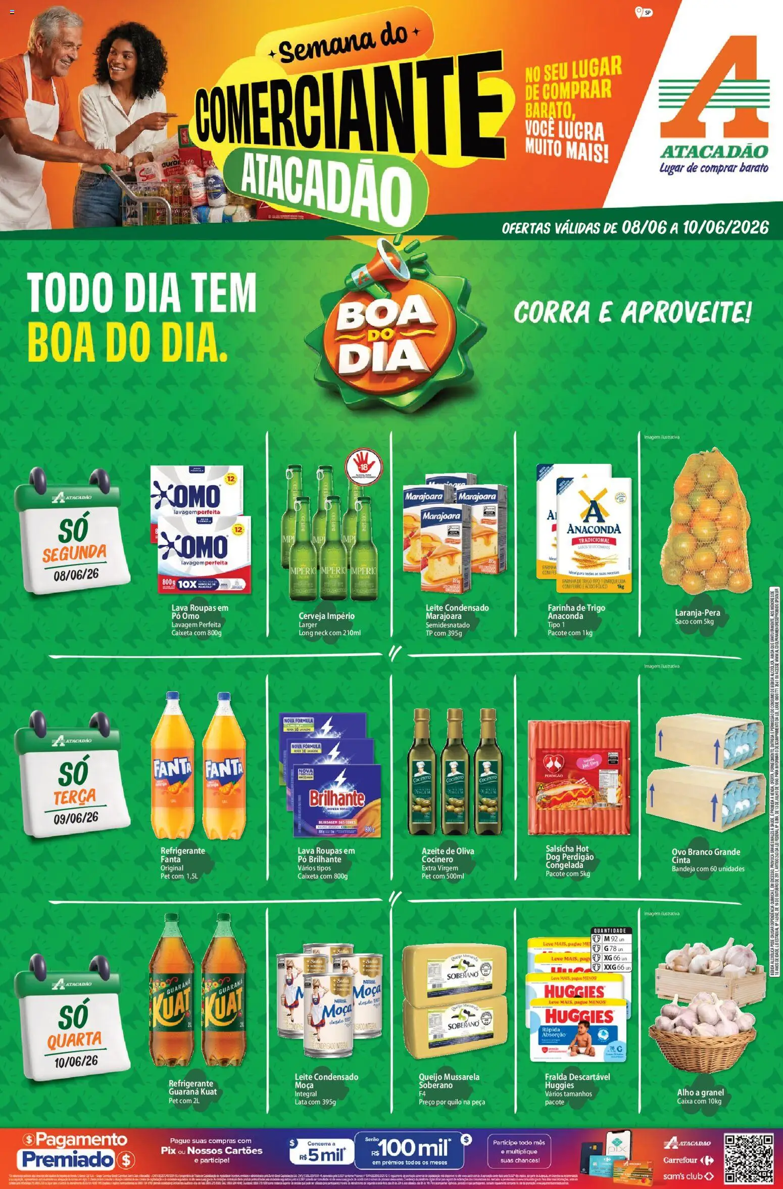 Pré-Visualização do folheto "Atacadão ofertas - SP" da loja Atacadão válido a partir de 08/06/2026