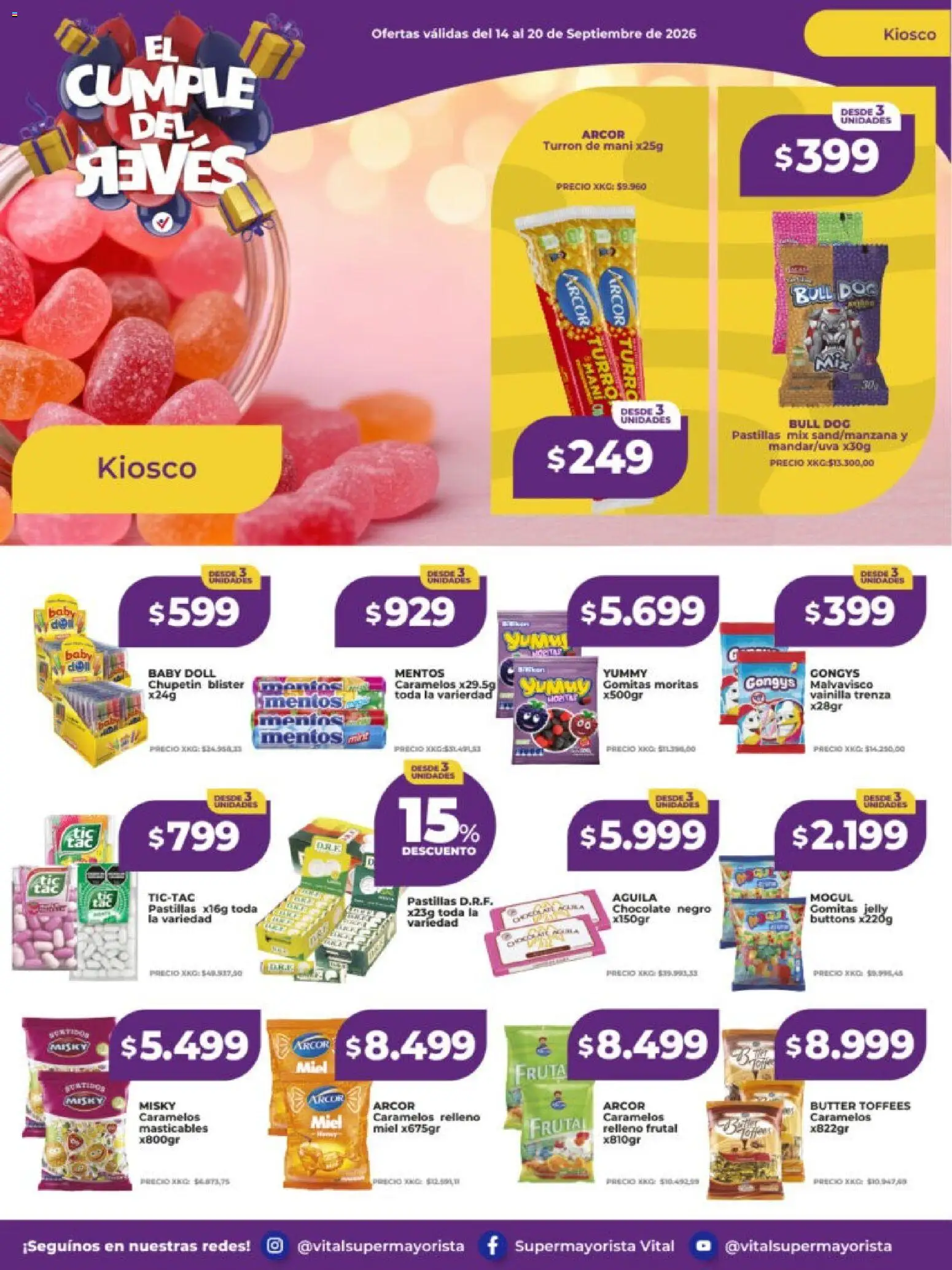 Vista previa del folleto de la tienda Vital válido desde el 14/09/2026 
