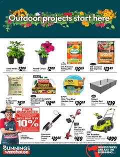 Preview of catalogue Bunnings Warehouse - Outdoor Projects Start Here from shop Bunnings Warehouse valid 09/09/2026