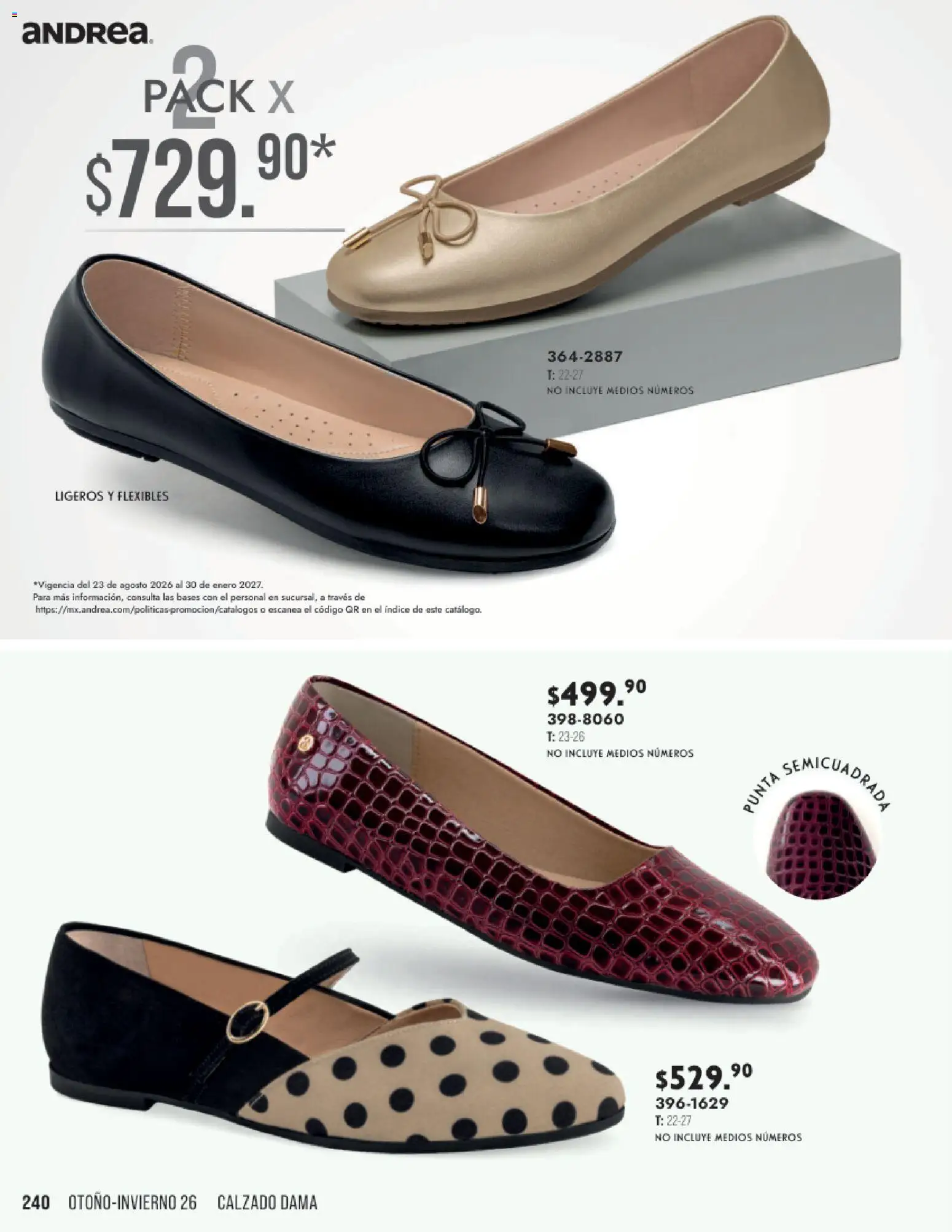 Vista previa las ofertas de la tienda Andrea - Andrea catálogo Otoño Invierno desde el 23/08/2026 