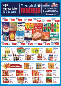 Pré-Visualização do folheto "Mateus ofertas Precinho Mateus" da loja Mateus válido a partir de 21/09/2026