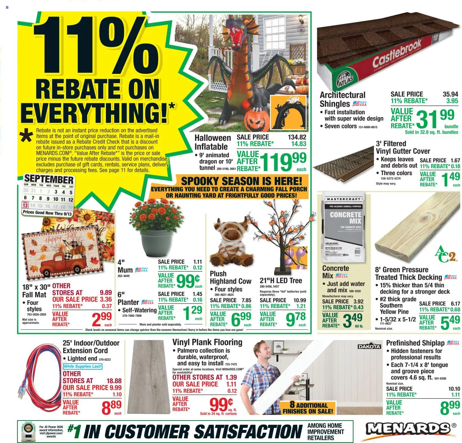 Ad Preview of Menards Menards Weekly Ad from 09/02/2026