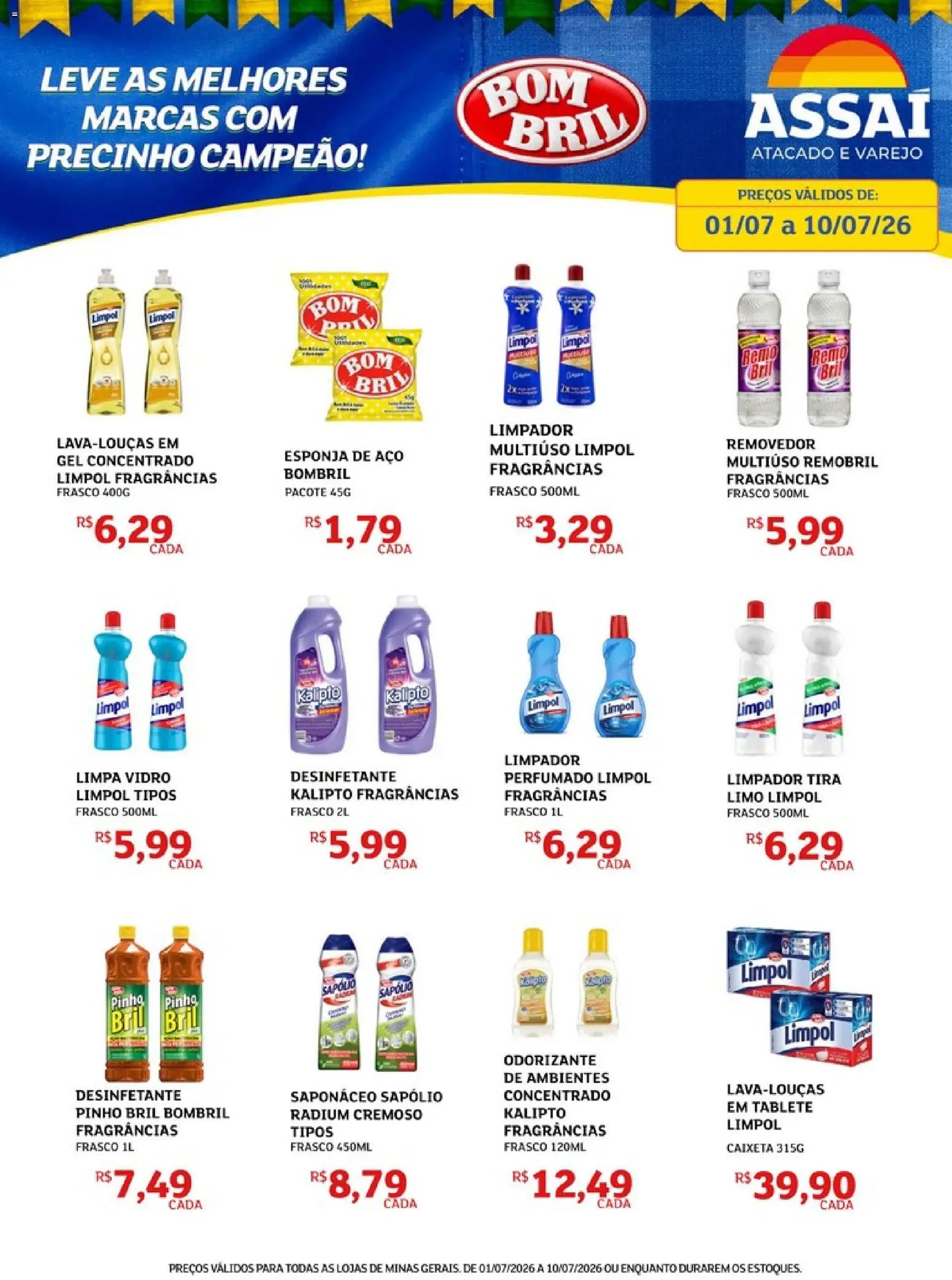 Pré-Visualização do folheto "Assaí Atacadista ofertas - MG" da loja Assaí Atacadista válido a partir de 01/07/2026