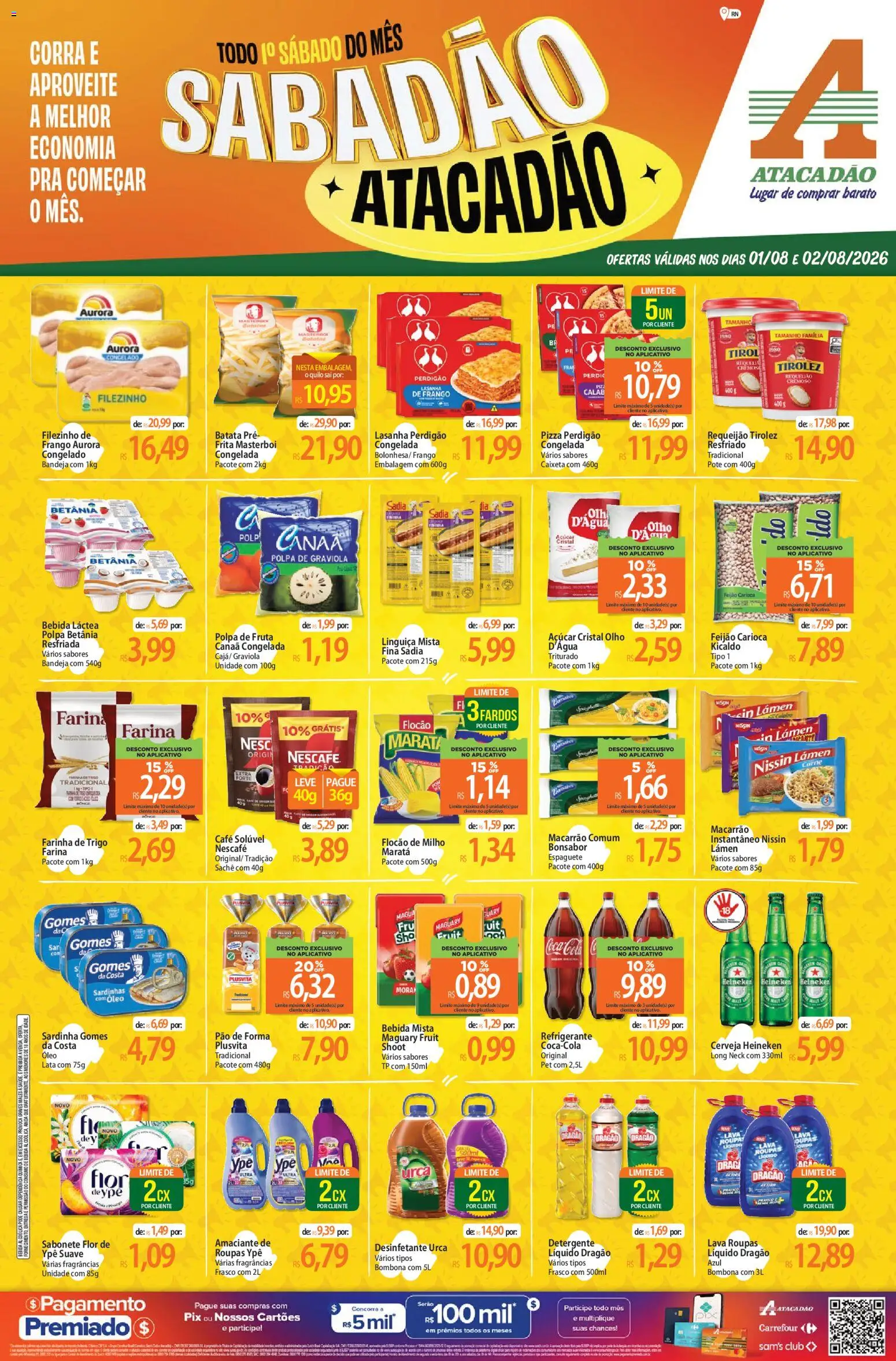 Pré-Visualização do folheto "Atacadão ofertas - RN" da loja Atacadão válido a partir de 01/08/2026