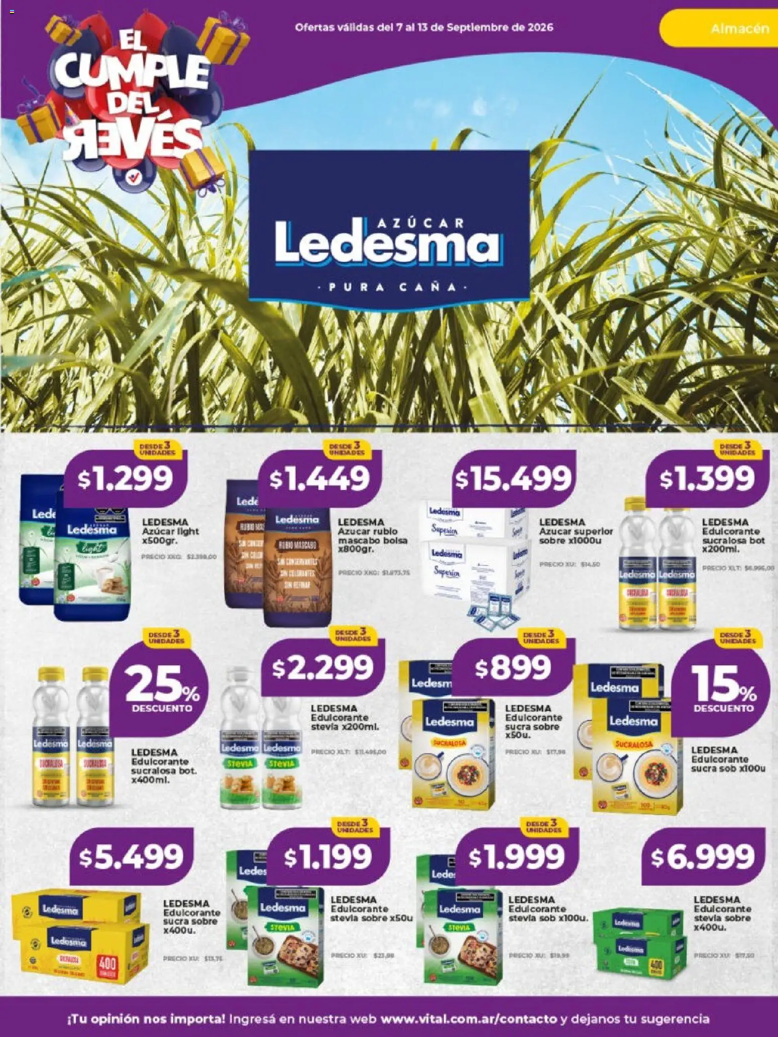 Vista previa del folleto de la tienda Vital válido desde el 07/09/2026 