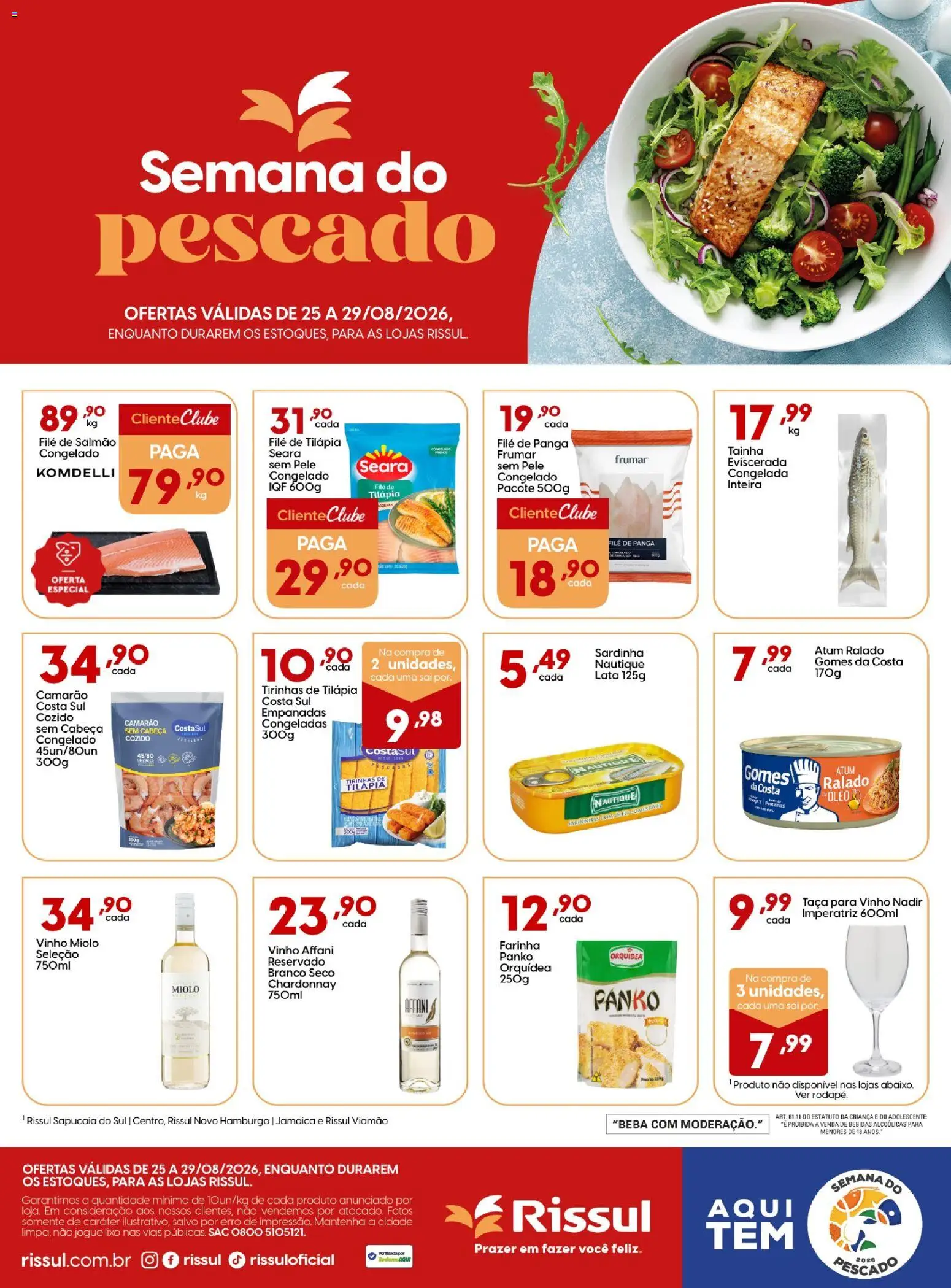 Pré-Visualização do folheto "Rissul - Ofertas da semana" da loja Rissul válido a partir de 25/08/2026