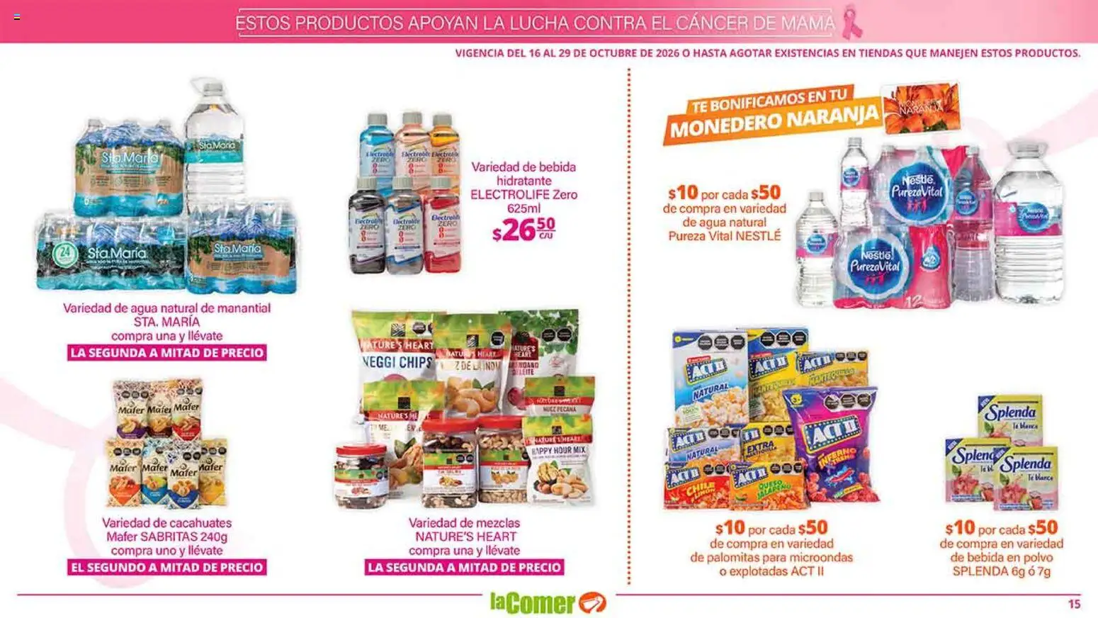 Vista previa las ofertas de la tienda La Comer - La Comer folleto es la tienda rosa desde el 16/10/2026 